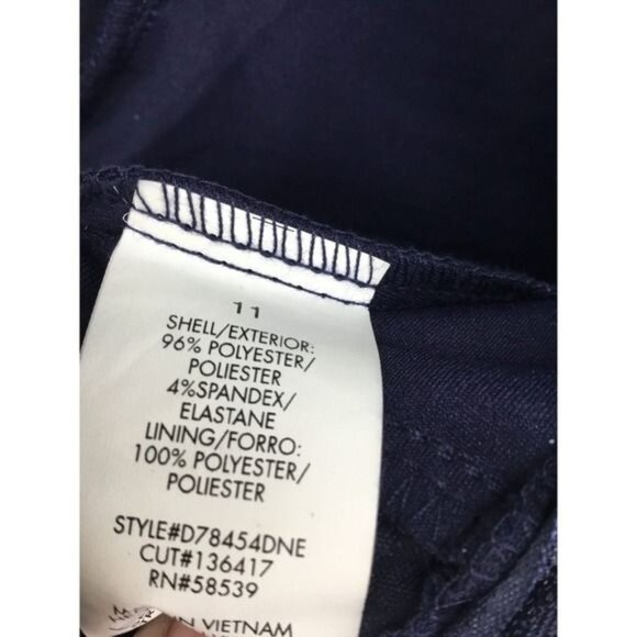 Speechless Lace Back Wrap Bodycon Dress Midnight Blue Size 11 Juniors New - Picture 8 of 9